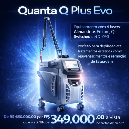 Equipamento de Laser Quanta Q-plus Evo com 4 lasers
