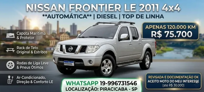 Nissan Frontier LE CD 4X4 2.5 TB Diesel Aut. 2011