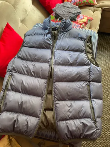 Colete Puffer Azul Marinho