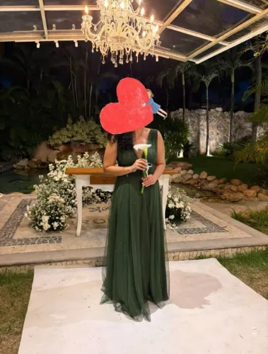 Vestido Madrinha - Verde Oliva
