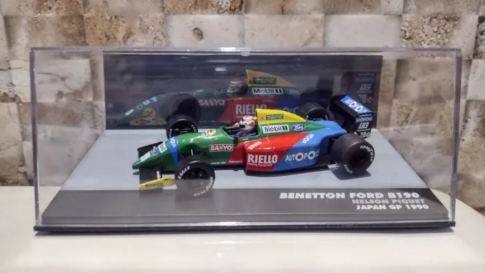 Miniatura Formula 1 Benetton B190 Japan GP 1990 Nelson Piquet