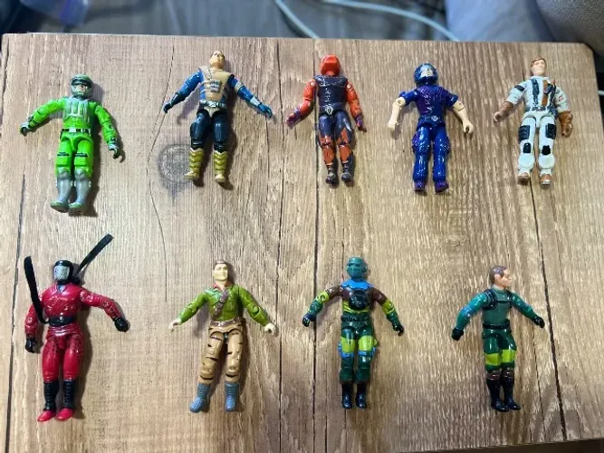 Bonecos comandos em ação Gi Joe valor unitário R$ 80,00 