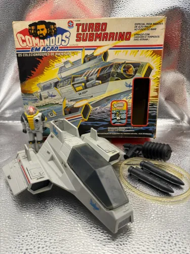 Comandos em Ação Turbo Submarino e Piloto Escafandrista - 1986