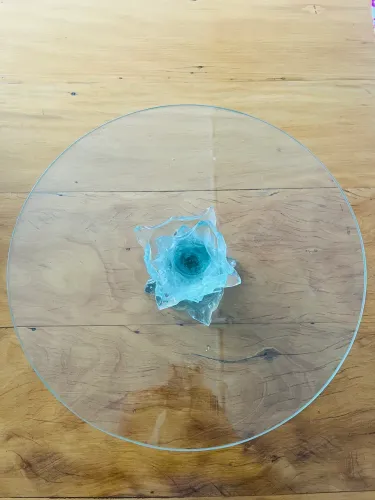 Boleira Prato Para Bolo Com Pé De Vidro - 40cm