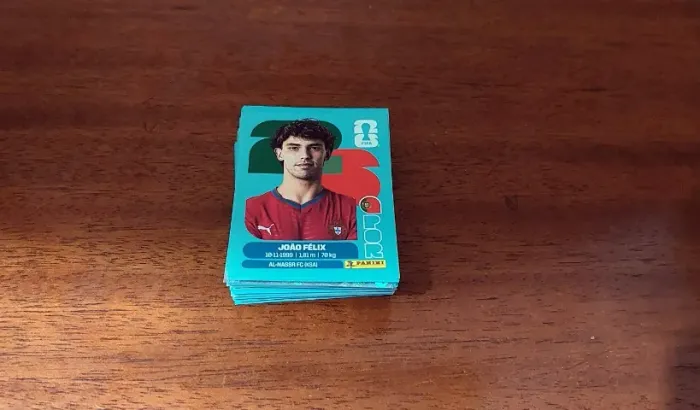 Lote de figurinhas da Copa do Mundo 2026
