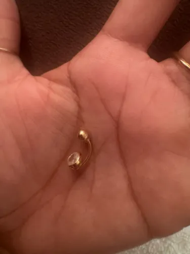 Piercing de umbigo ouro 18k
