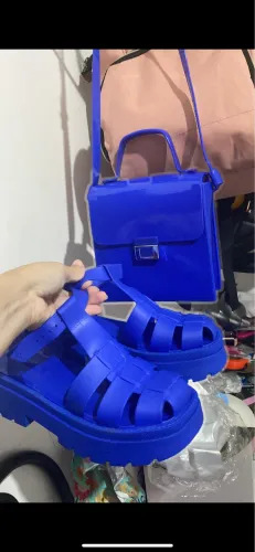 Kit bolsa e sandália petite jolie