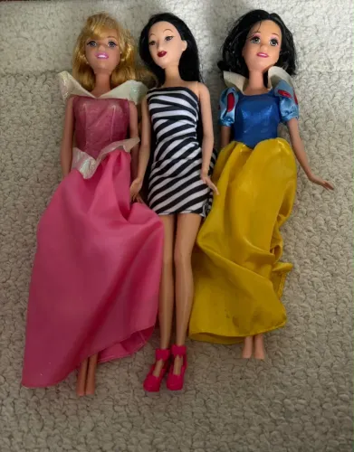 Lote Barbie Princesas Disney 