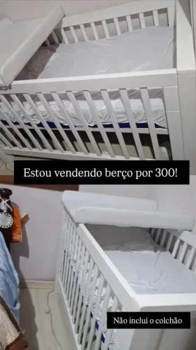BERÇO COM TROCADOR
