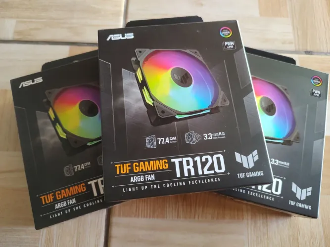 Kit-Cooler Ventoinha Asus Tuf TR120 argb
