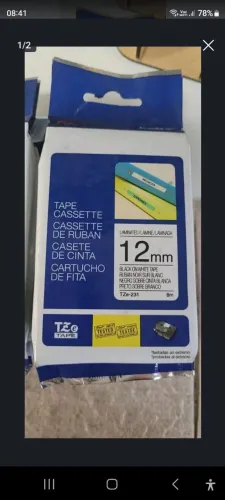 Fita original Brother para etiquetadora