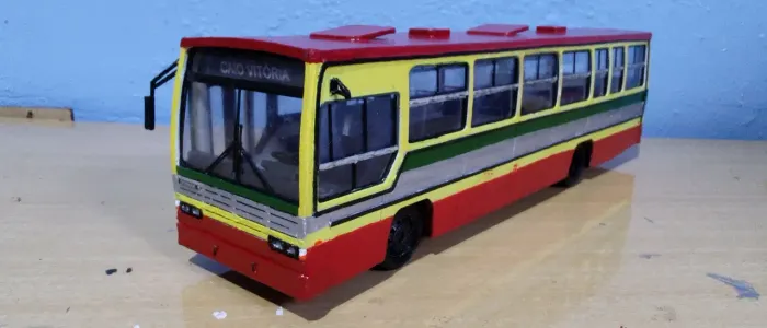 Miniatura Ônibus Caio Padron Vitória... Impressão 3D