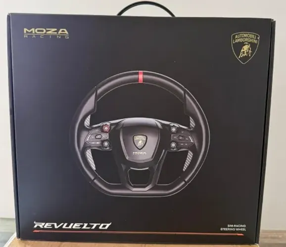 MOZA Lamborghini Revuelto - Volante Oficial Lamborghini | NOVO E LACRADO