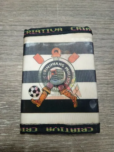 Carteira Antiga velcro largo Anos 90 Corinthians 