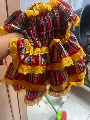 Vestido junino infantil 