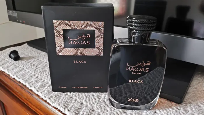 Perfume masculino Hawas black