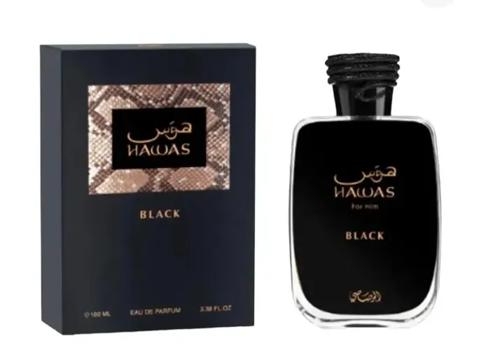 PERFUME ÁRABE HAWAS BLACK RASASI 100ml