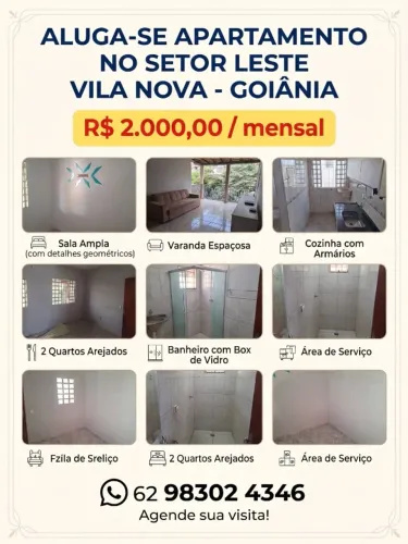 Apartamento Casa 2 quartos com suíte e sacada grande na VILA NOVA