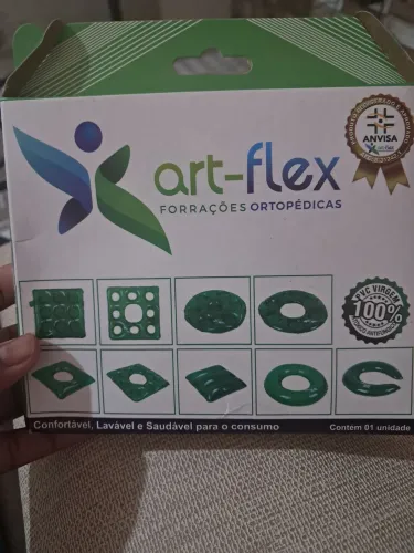 Almofada Encosto Inflável Art Flex Anti Escaras para Cadeirante Preto