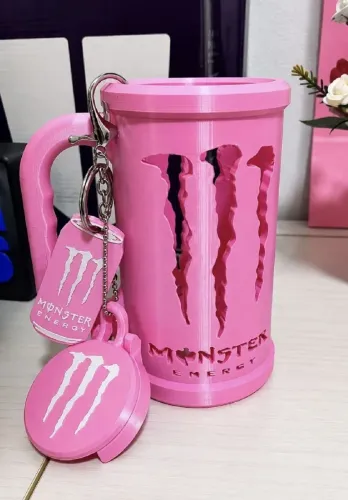Porta latas monster
