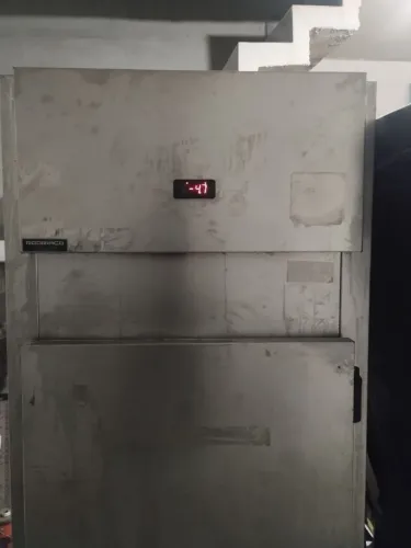 Refrigerador vertical de inox 220v