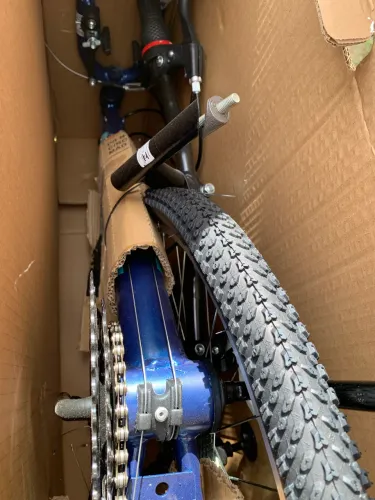 Bicicleta Houston Foxer Hammer - Aro 26, azul escuro - Nova 