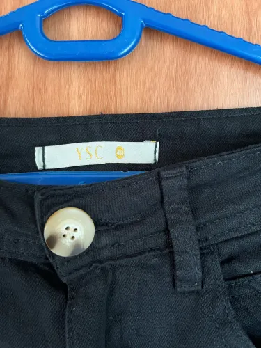 calça wide leg preta