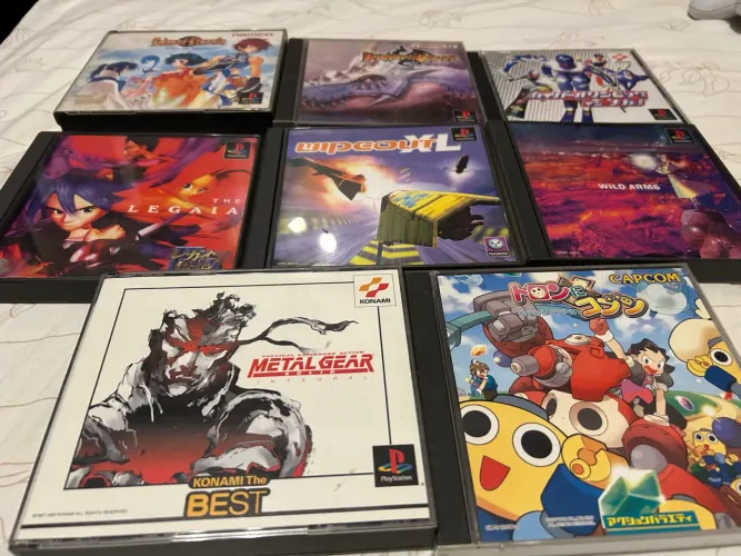 Lote de jogos originais de playstation 1