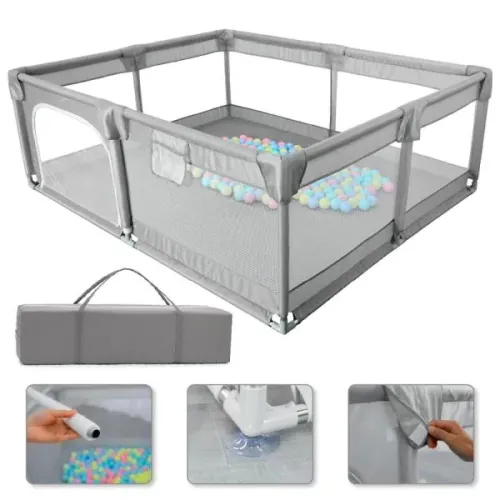 Cercadinho bebê grande chiqueirinho JustFun 180x150cm