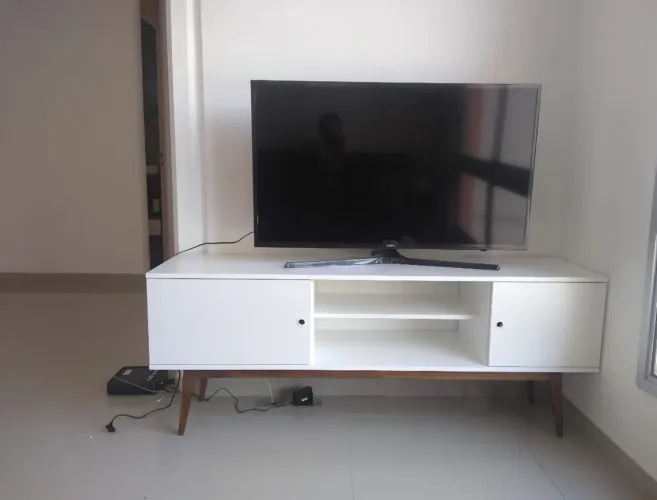 Rack Branco para Sala/Quarto