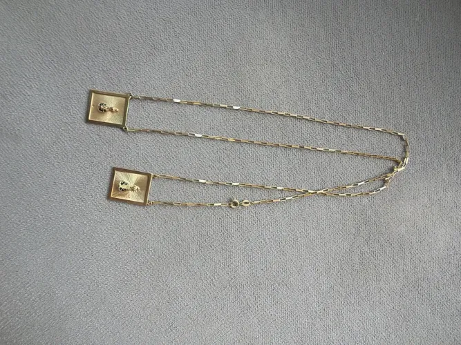 Escapulário ouro18k 9.8g