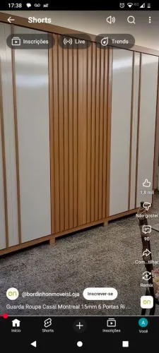 Montador de móveis em MDF e MDF e latão
