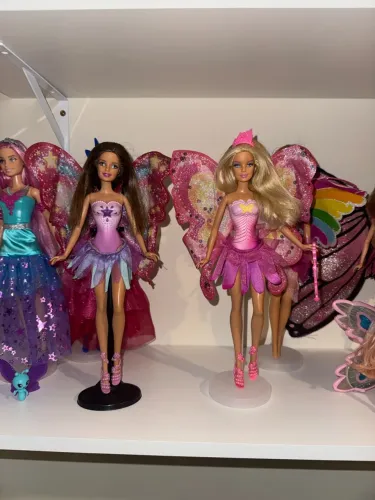 Barbie fadas roxa e rosa
