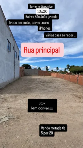 Terreno no bairro São João grande