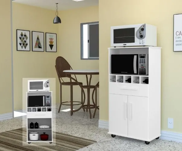 Balcao Expression p/ microondas ou forno, com adega = Pronta entrega!!!