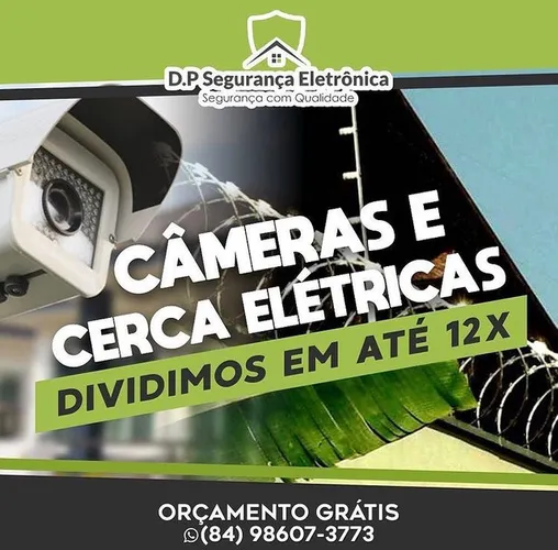 Cerca elétrica - Câmeras 