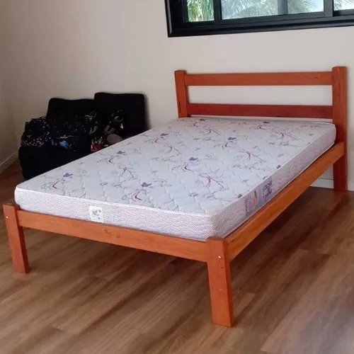 Cama Reta De Peroba Rosa
