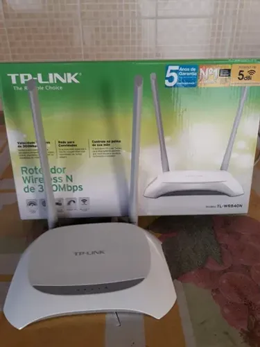 Roteador tp link na caixa 