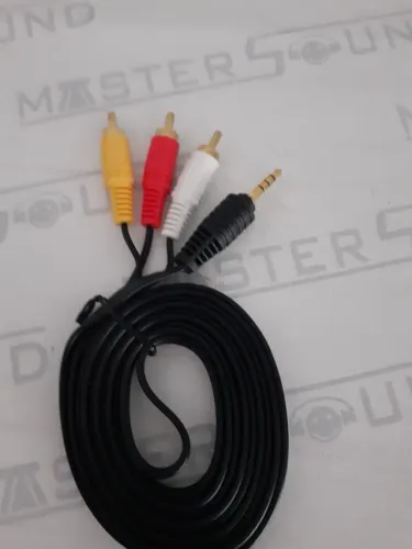 Cabo. 1P2 X 3rca. Com 1,5 metros. Novo.