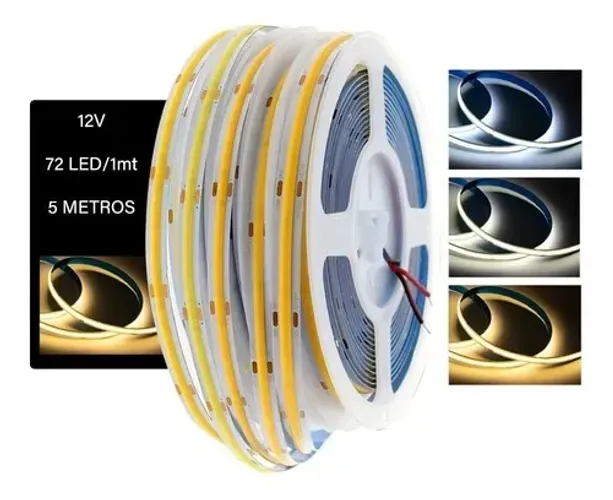 Fita de Led Cob 12v (5 metros)