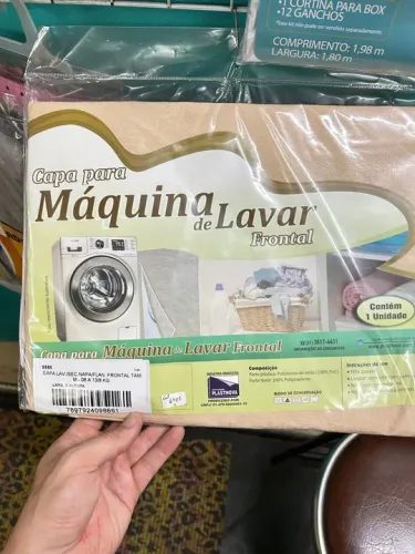 Capa para Máquina de Lavar Frontal - 13/8 kg - Plasthova
