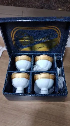 Jogo de sobremesa em porcelana
