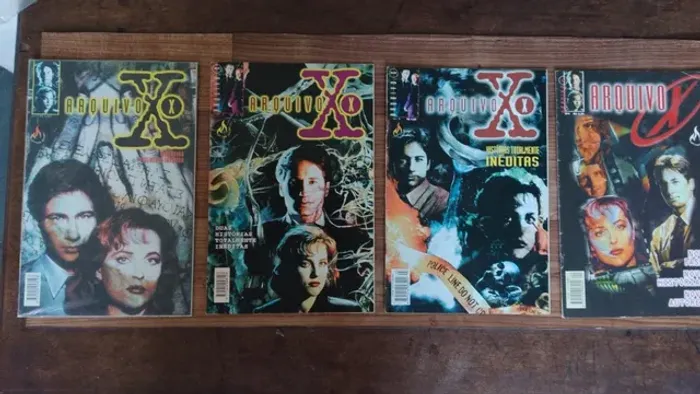 Arquivo X Files 4 volumes Mythos( COMPLETO E RARO )