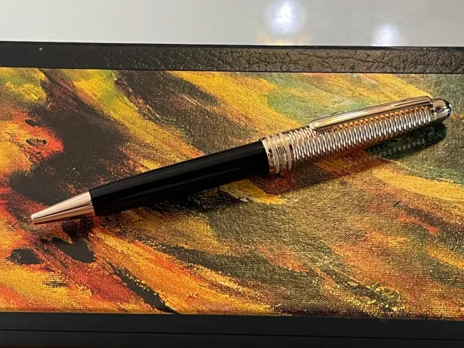 Caneta Esferográfica Montblanc Geometric - Impecável!