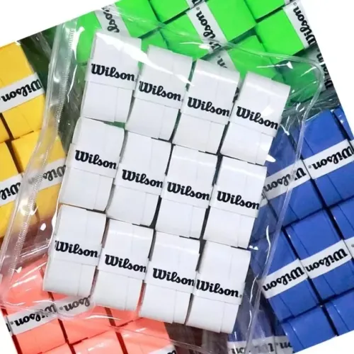 Kit 12 Overgrips Wilson Pro Liso Promoção