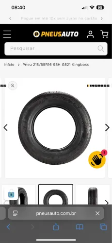 Pneu 215 65 R16 Kingboss Novo