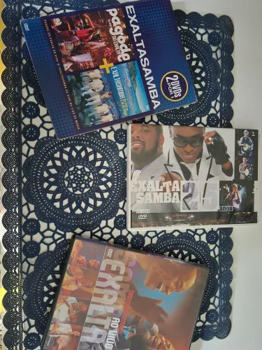 Exaltasamba coletânea 3 DVDs