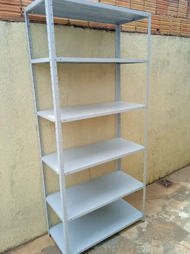 Estante de aço 40cm Profundidade Com reforço na Bandeja Nova