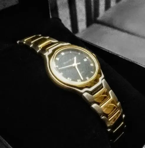 Relógio Feminino Hugo Maxx 23k Gold Pl PZFM 692 Eurodesign Authentic. 