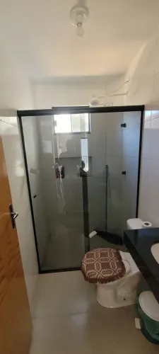 Box para banheiro vidro fumê 1.20m, novo instalado.